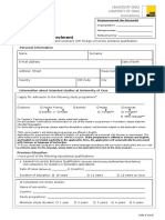 Application Form