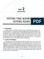 Cutting Tool Materials and Cutting Fluids