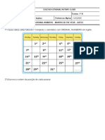 7o Ano - Ordinal Numbers - Months of The Year - Dates