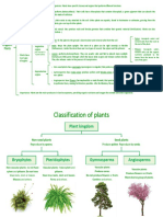 Diagram 4.1 MAIN CHARACTERISTICS OF PLANTS