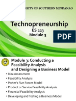 Module 3 - Conducting Feasibility Study