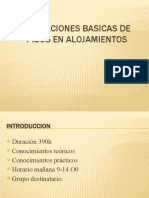 Operaciones Basicas de Pisos en Alojamientos