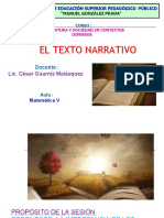 El Texto Narrativo - Comunicación III