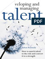 Developing and Managing Talent A Blueprint For Business Survival by Sultan Kermally