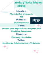 Proceso para Registrar Una Empresa en La República Dominicana