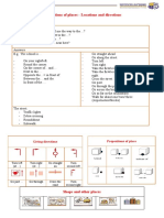 8 Prepositions of Place - Locations and Directions