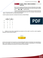 Lista 05: Introdução Ao Magnetismo