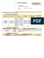 SESIÓN DE APRENDIZAJ #2 - 5° Grado - II EDA