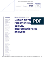 Besoin en Fonds de Roulement (BFR) - Calculs Et Analyses