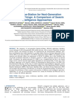 Drone-Base-Station For Next-Generation Internet-of-Things: A Comparison of Swarm Intelligence Approaches