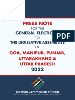 Press Note: General Elections