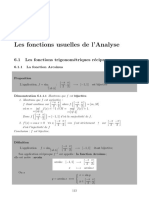 Les Fonctions Usuelles