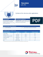 Talusia: Cylinder Oil For Ultra Low Sulfur Applications