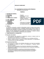 Didáctica de La Matemática en Educación Primaria I - Diaz Sanchez Diego