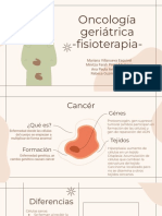 Oncología Geriátrica - Fisioterapia