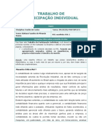 Matriz Trabalho Participação Individual