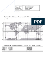 Prueba de Historia Geografía 4°