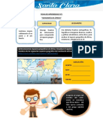 Ficha de Aprendizaje #3 Geografía de África