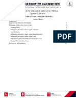 Contenido: Bachillerato Modalidad A Distancia Virtual Química - 2do Bgu Guía de Estudio Unidad 4 - Semana 1