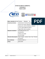 Estudio de Impacto Ambiental Categoria Ii "Nuevo Carti"