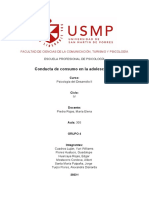 Conducta de Consumo en La Adolescencia: Facultad de Ciencias de La Comunicación, Turismo Y Psicología