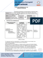 1ra Ficha de Aprendizaje 2023 3ro Sec Ciencias Sociales