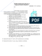 x, y, z ρ, ϕ, z x, y, z ρ, ϕ, z ρ, ϕ, z x, y, z ρ, ϕ, z: PHY2203: Mathematical Physics-1