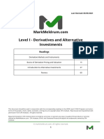 Level I - Derivatives and Alternative Investments: Last Revised: 05/05/2021