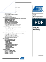 8-Bit Microcontroller With 8K Bytes In-System Programmable Flash AT89LP52 - Preliminary