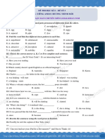 Đề Thi Học Kì 2 - Đề Số 3 Môn: Tiếng Anh 8 Chương Trình Mới