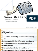 News Writing: Analyn C. Ponting