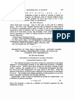 Kasner E. - Geometry of The Heat Equation Second Paper. The Three Degenerate Types of Laplace, Poisson and Helmholtz (1933)