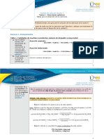 Tarea 4 - Reacciones Químicas: Modelo de Solución Anexo 3