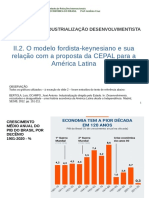 II.2. O Modelo Fordista-Keynesiano e Sua Relação Com A Proposta Da CEPAL para A América Latina