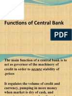 Functions of Central Bank