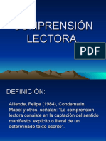 Comprensión Lectora