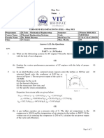 Properties From Steam Table Are Given Below:: Q. No. Question Description Marks