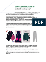 PROYECTO DE MICROEMPRENDIMIENTO Ropa