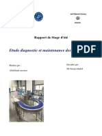 Etude Diagnostic Et Maintenance Des Machines: Rapport de Stage D'été