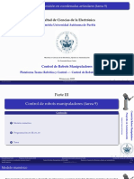 Control de Posición en Coordenadas Articulares (Tarea 9) : Facultad de Ciencias de La Electrónica