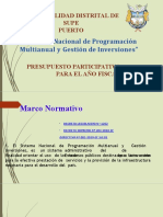 Taller de Capacitación Del Presupuesto Participativo 2024