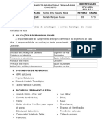 Pop - Obra - 8.5.1-8.5.2 - Procedimento de Controle Tecnológico - Rev - 01