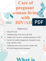 Care of The Pregnant Woman With HIV