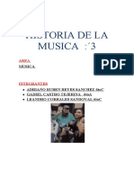 Historia de La Musica