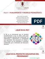 P.E.P. - Pensamiento Y Modelo Pedagógico