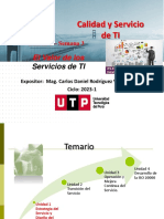 Semana 3 - Calidad de Servicio TI - 2023-1