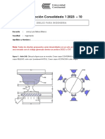 Evaluación Consolidado 1 2023 - 10: Dibujo para Ingenieria