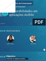 Vulnerabilidades em Aplicações Mobile - PPTX - 1