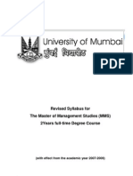 MBA Syllabus