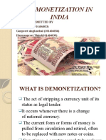 Demonetisation in India